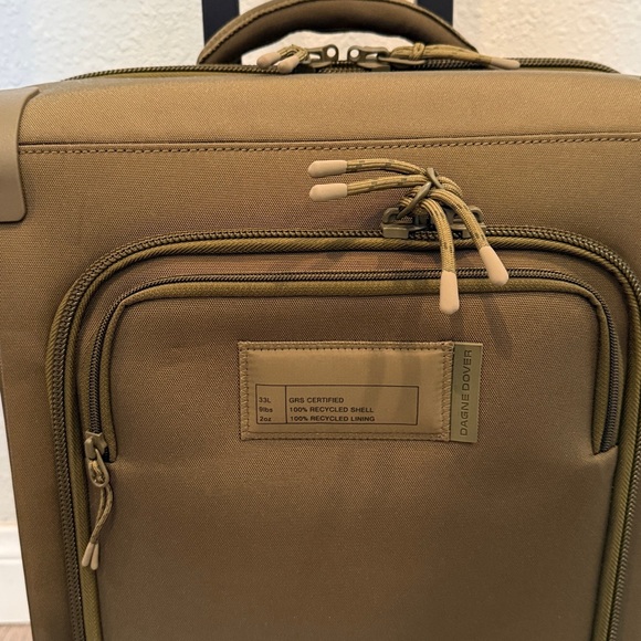 Dagne Dover Seattle Carry-On Luggage Suitcase in Dark Moss (Green) 20.5” (EUC) - Picture 10 of 13